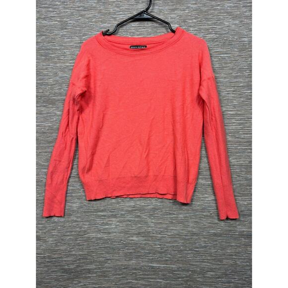 Banana Republic Sweaters - Banana Republic Sweater Womens Small Pink Merino Cashmere Boat Neck Pullover